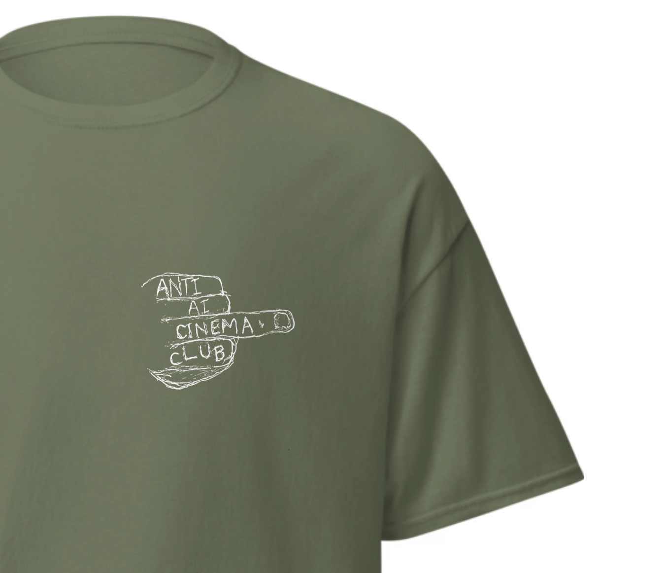 Anti-Ai Cinema Club Tee - GoodBoard Back Logo